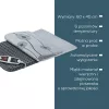 Vyhrievací vankúš HK125 XXL Cosy sivý