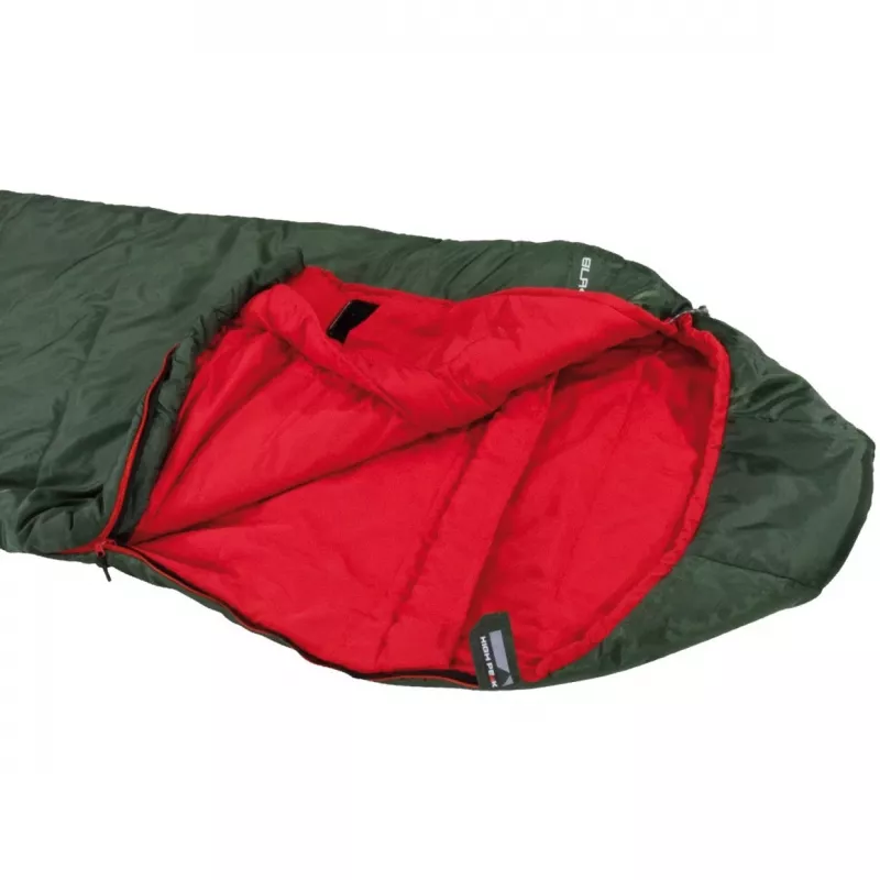 Mumien-Schlafsack čierna Arrow ECO (tmavozelená/červená)