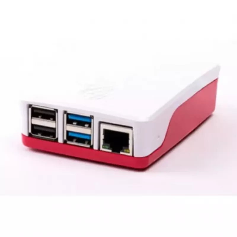ALLNET Raspberry Pi 4 príslušenstvo - oficiálne puzdro červená/biela pre 4