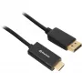 DisplayPort-na-HDMI adaptér Sharkoon 4K 60 Hz, 1 m kábel