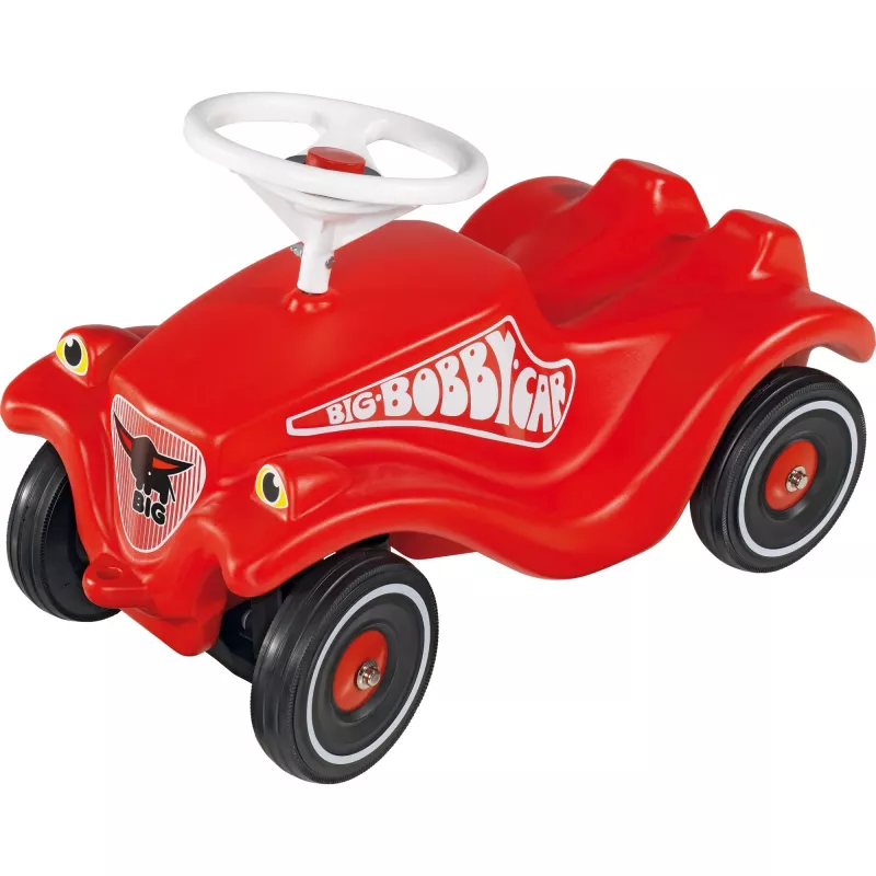 Šmýkacie auto Simba-Dickie BIG Bobby Car Classic červené s Whisper Wheels a starostlivosťou o obuv