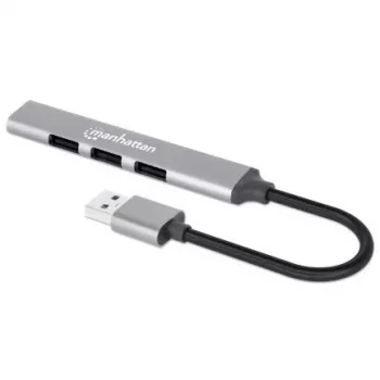 Manhattan USB-A 4-portový hub, 4x USB-A porty (1x 5 Gbps USB 3.2 Gen1…