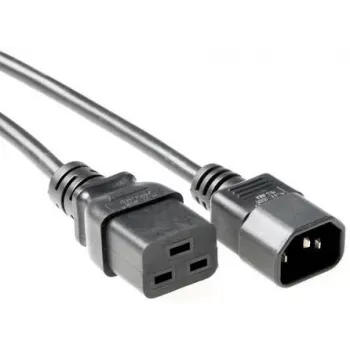 Microconnect PE0191430 napájací kábel čierny 3 m C19 konektor samica C14 konektor samica