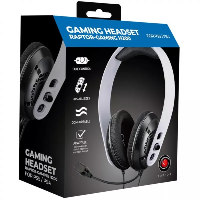 Raptor Headset Playstation 5 H200 biela 3,5 mm jack