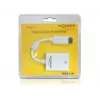 Video kábel adaptér DeLOCK 61765 DisplayPort na DVI-I 0,125 m