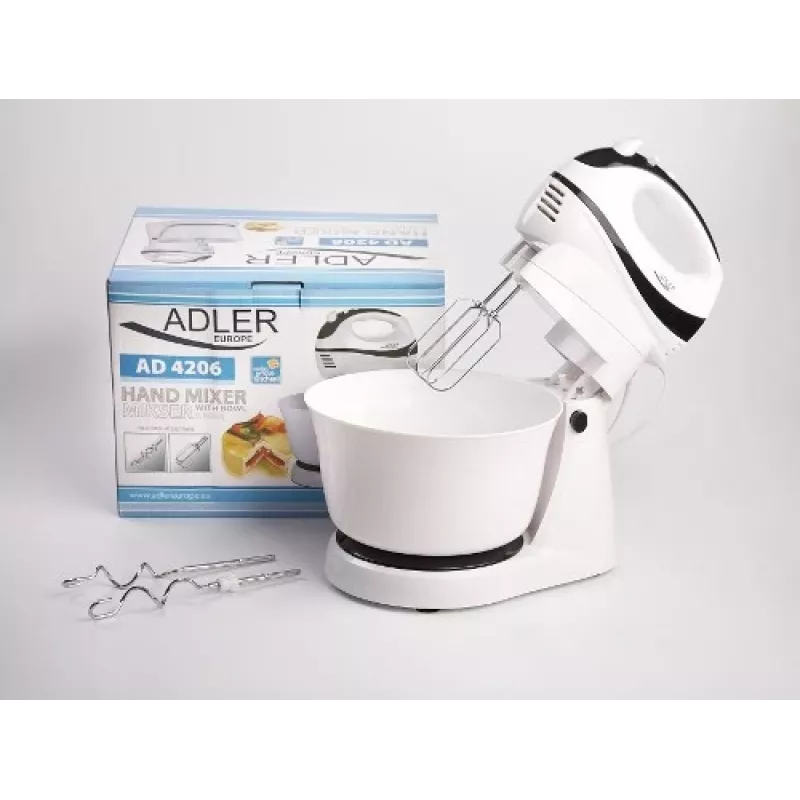 Adler AD 4206 stolový mixér čierna, biela 300 W