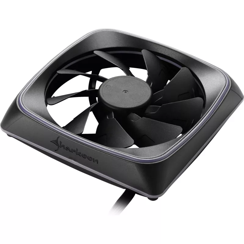 Ventilátor Sharkoon RGB SHARK Lights 12 cm čierny