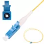 Extralink LC/UPC pigtail, jednovidový G.652D, 900 µm PVC, 1 m, FTTH, žltý