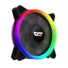 Ventilátor darkFlash DR12 PRO 12 cm čierny 1200 ot/min hydraulické ložisko