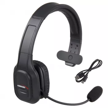 Audiocore 74452 Bluetooth headset slúchadlá potlačenie hluku mikrofón Call Center Google Siri kancelária bezdrôtový