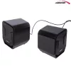 Audiocore AC865B 2.0 USB počítačové reproduktory, 6 W, čierna/modrá