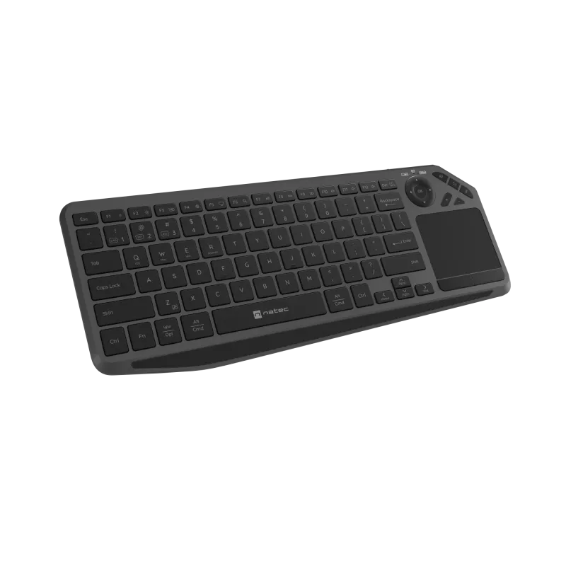 Natec Turbot 2 | klávesnica | bezdrôtová | US | Bluetooth | čierna/sivá