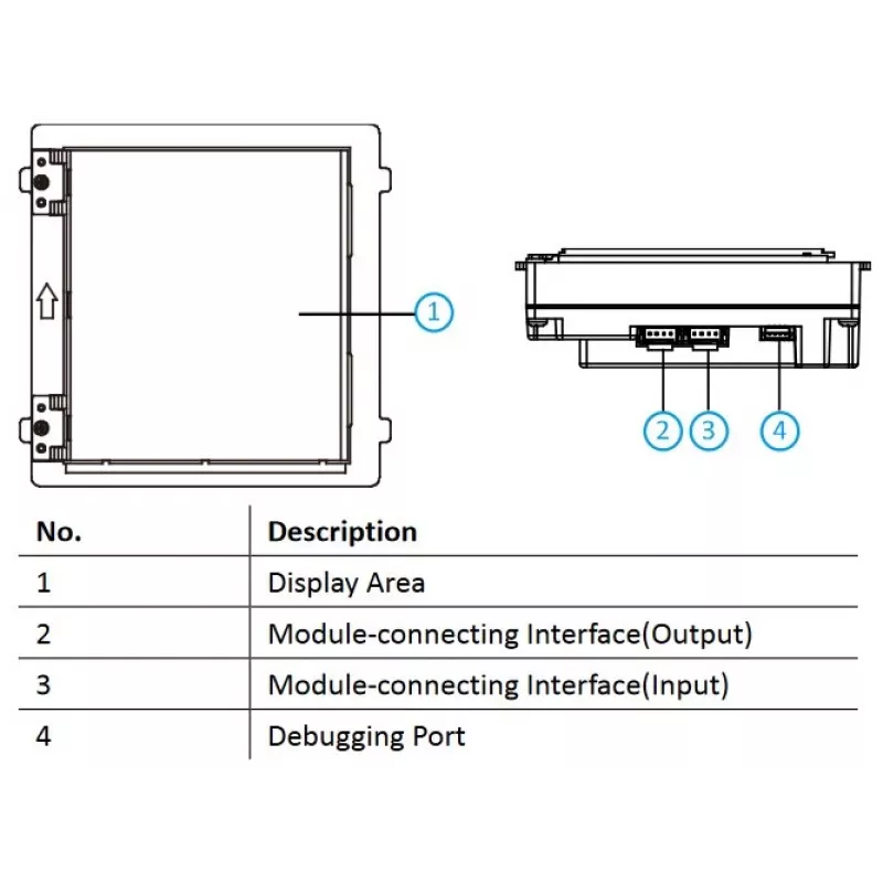 Displej Hikvision DS-KD-INFO