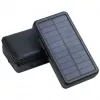 PowerNeed ES20000B skladací solárny panel s powerbankou, 9 W, 20000 mAh, Li-Poly, 2x USB 2 A, čierny