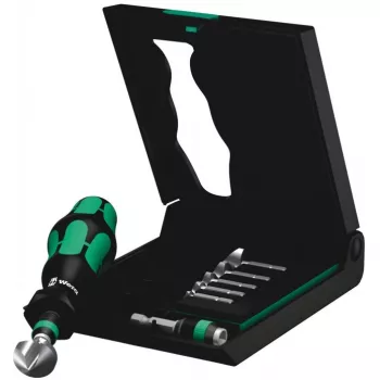 Wera sada záhlbníkov 8-dielna 6,3 mm, 8,3 mm, 10,4 mm, 12,4 mm, 16,5 mm, 20,5 mm HSS 05104655001 1/4 (6,3 mm) 1 sada (05104655001)