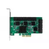 DeLOCK 16 port SATA PCI Express x4 karta 6 Gbit/s zelená sivá