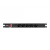 Lanberg PDU-05E-0200-IEC-BK jednotka rozvodu napájania (PDU) 5 AC výstupov 1U čierna