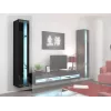 Cama regál VIGO NEW 180/40/30 čierna/čierna lesk