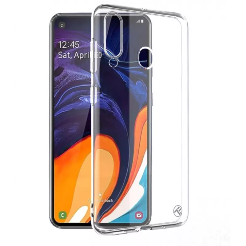Ochranné puzdro zo silikónu Tellur pre Samsung Galaxy A60, transparentné