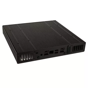 Akasa Plato TN - Ultra Small Form Factor (USFF) - PC - čierna - hliník - domáca kancelária - Kensington