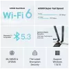 Wi‑Fi 6 Bluetooth PCIe adaptér TP‑LINK Archer TX10E AX900 — PCIe‑karta, AX900 Wi‑Fi 6, Bluetooth