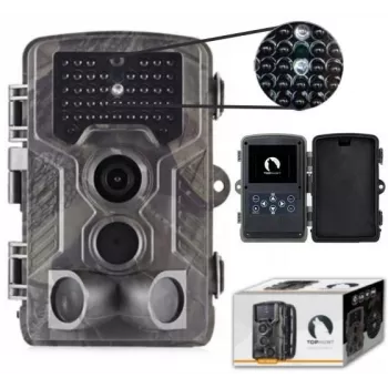 Fotopasca TOPHUNT HC800A FHD so 42 IR LED — poľské menu, fotopasca aktivovaná pohybom