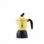 Moka kanvica Bialetti Orzo Express čierna žltá