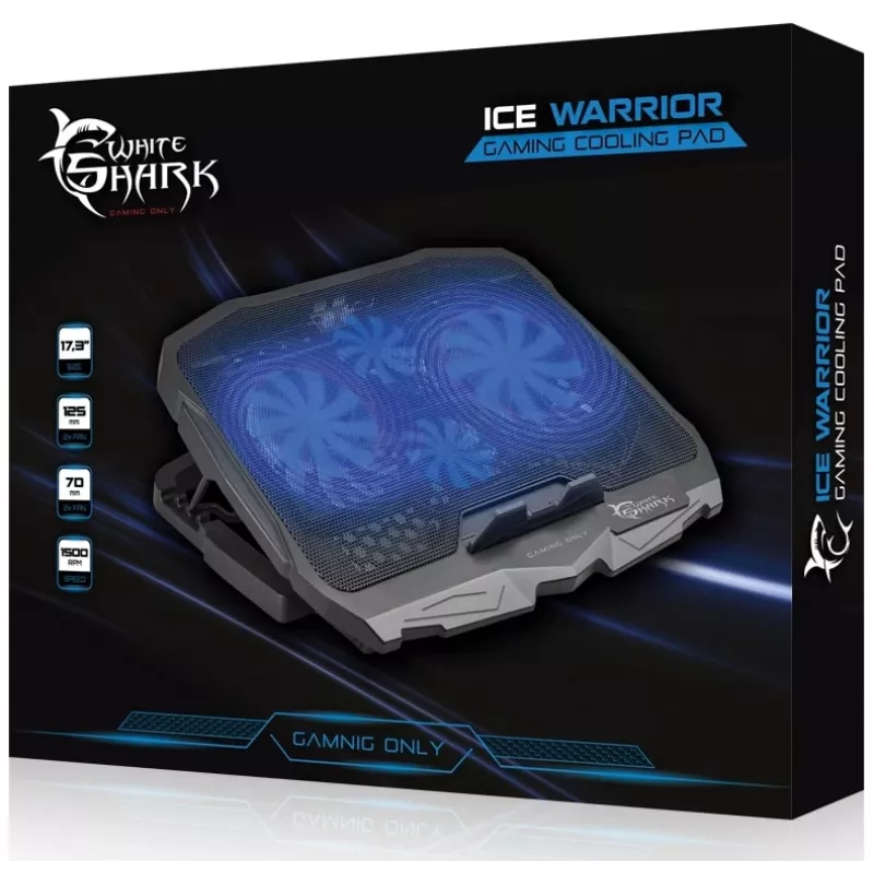 Chladiaca podložka White Shark Ice Warrior 43,9 cm (17,3