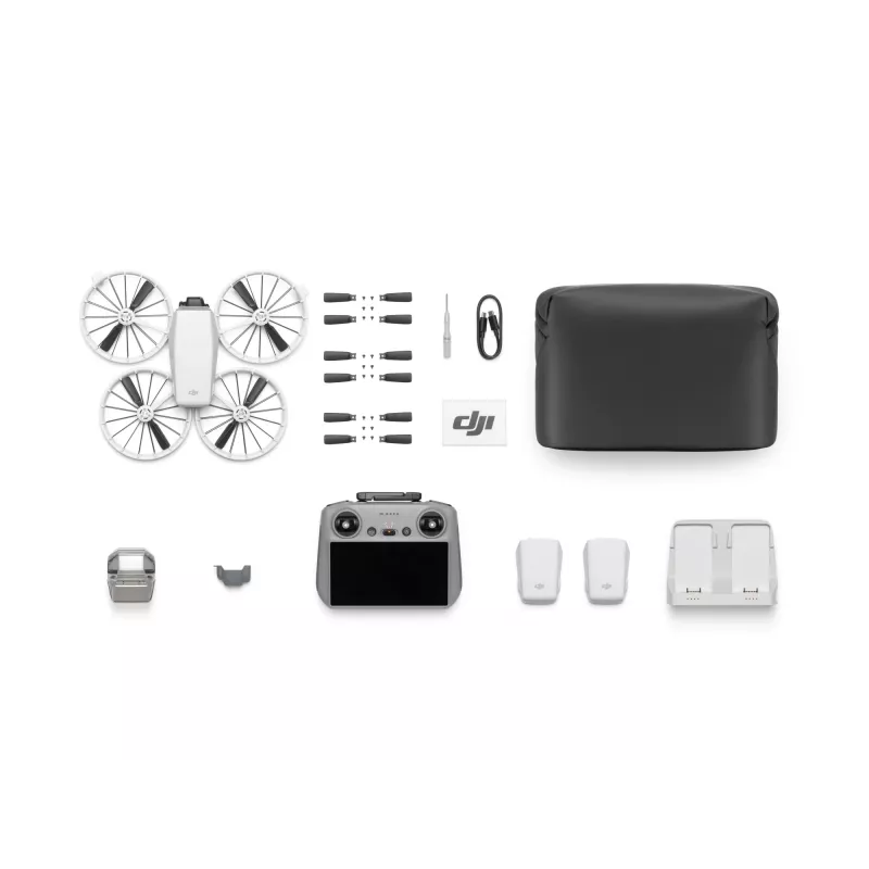 DJI Flip Fly More Combo (DJI RC 2) dron s kamerou, 4K/60fps HDR, 48 MP, 1/1,3″ CMOS, 3 batérie
