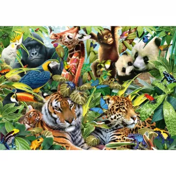 Puzzle Schmidt Spiele 57385 – 1500 dielikov, zvieratá, šírka 846 mm