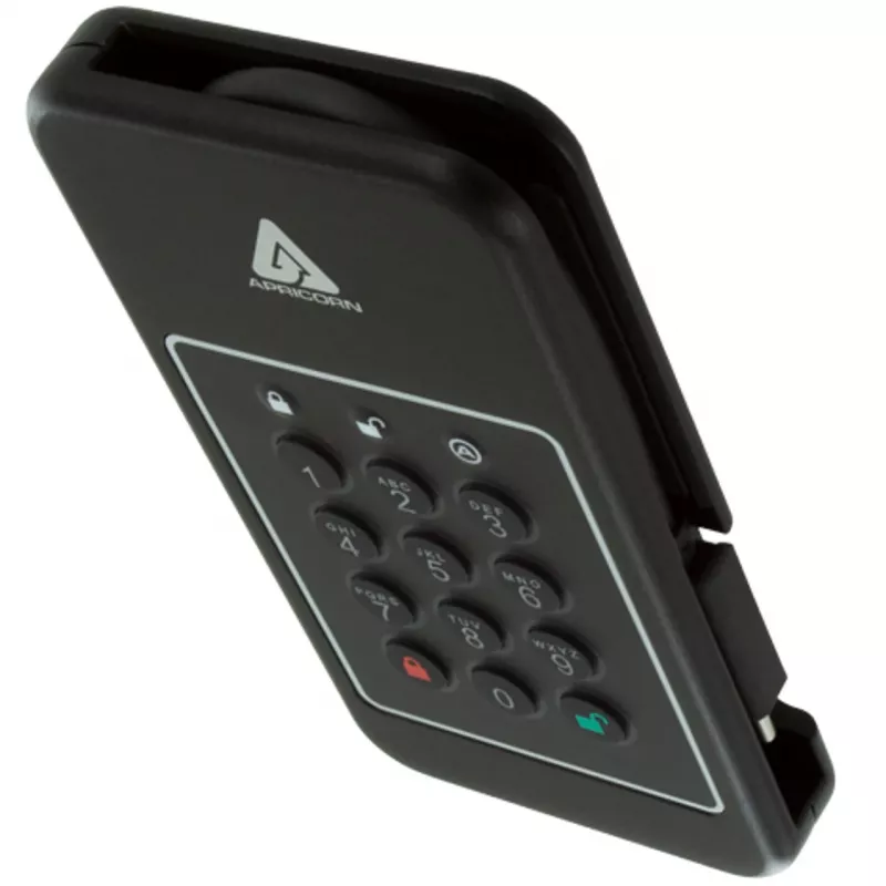 Apricorn Aegis NVX - SSD - 500 GB - USB 3.2 Gen 2 - TAA-konformné (ANVX-500GB)