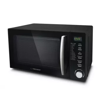 Kombinovaná mikrovlnná rúra ESPERANZA COCINERO 1200 W, 20 L, gril 900 W, LED displej, stolový spotrebič, čierna