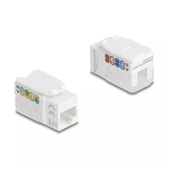 Delock 90720 Keystone modul RJ45 na LSA Cat.6A UTP, 90 stupňov, bez náradia