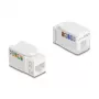 Delock 90720 Keystone modul RJ45 na LSA Cat.6A UTP, 90 stupňov, bez náradia