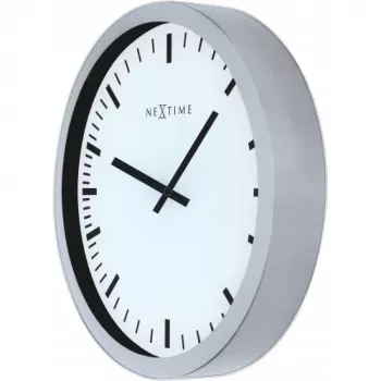 NeXtime hodiny 3031 Magic - Stripe, 25x35,2 cm, nástenné, biela