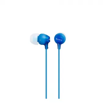 Sony MDR-EX15LP, Káblové, 8 - 22000 Hz, Hudba, 3 g, Slúchadlá, Modrá