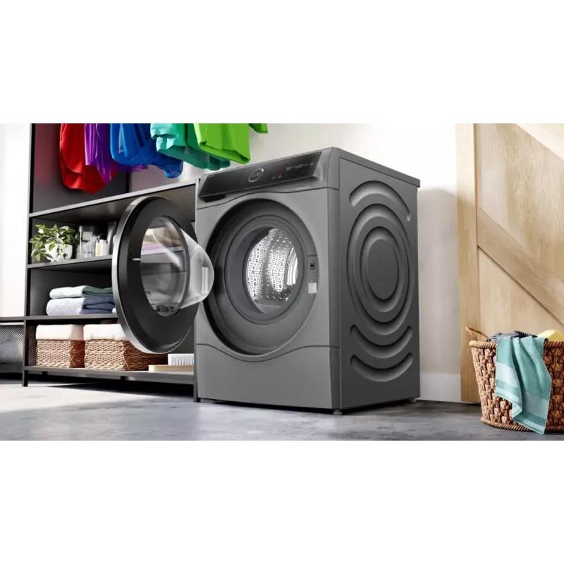 Bosch WNC254ARSN práčka so sušičkou 10,5 kg / 6 kg 1400 ot./min sivá