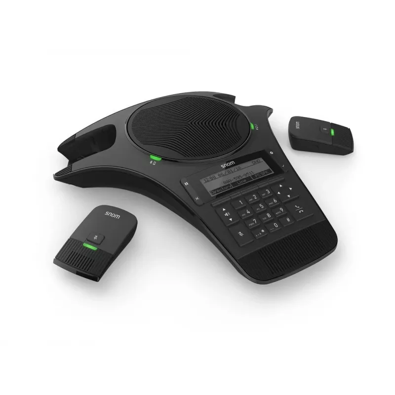 snom C520-WiMi - VoIP konferenčný telefón - s Bluetooth rozhraním - DECT - trojcestná konferencia - SIP - 3 linky - čierny (4356)