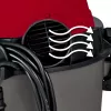 Einhell TC-VC 1815 vysávač na mokré aj suché vysávanie, sivý/červený