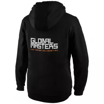 Global Masters Hoodie GM Logo - čierna (M)