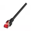 EFB-Elektronik RJ45 patch kábel Cat.6 S/FTP LSZH čierny 1,5m