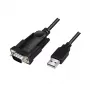 LogiLink AU0048A sériový kábel čierny 1,5 m USB A DB-9