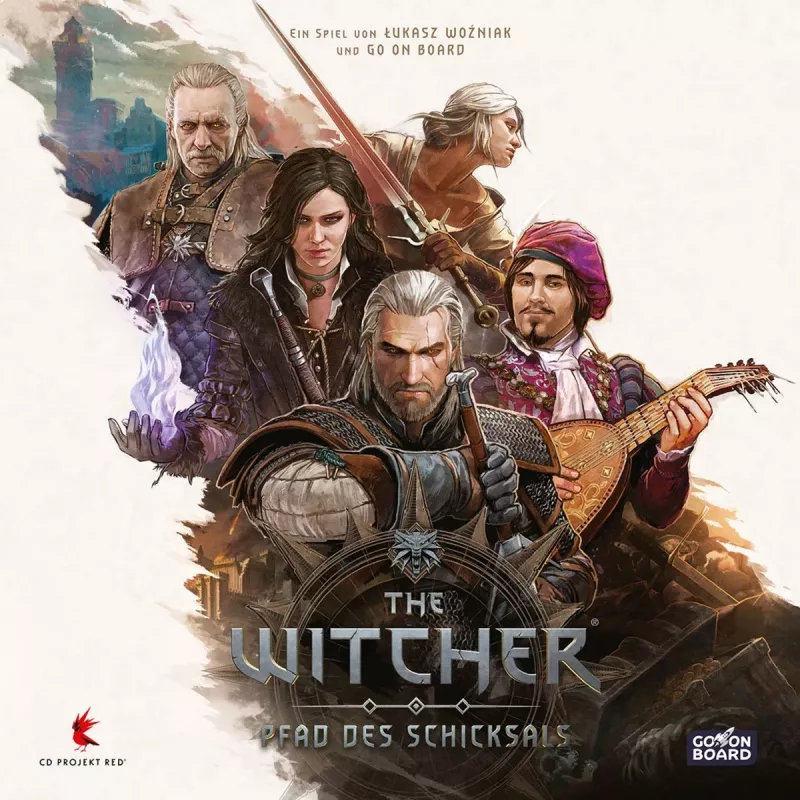Spoločenská hra Asmodee The Witcher: Pfad des Schicksals Deluxe Edition – stolová RPG/strategická hra