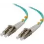 ALOGIC - Sieťový kábel - LC multimódový (M) na LC multimódový (M) - 1,0 m - 3 mm - optické vlákno - duplex - 50/125 mikrometrov - OM4 - bezhalogénový (LCLC-01-OM4)