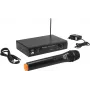 Bezdrôtový mikrofónový systém Omnitronic VHF-101 212,35 MHz VHF prijímač a ručný vysielač