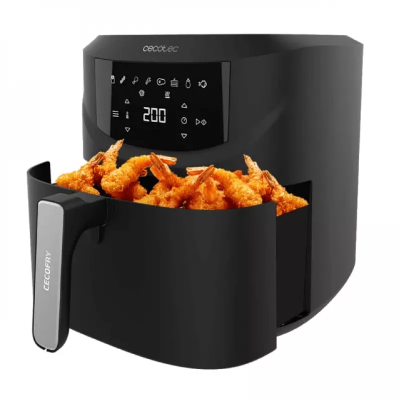 Cecotec Cecofry Absolute 7600, teplovzdušná fritéza, 7,6 l, 80 °C, 200 °C, 60 min, jednotlivý obrázok