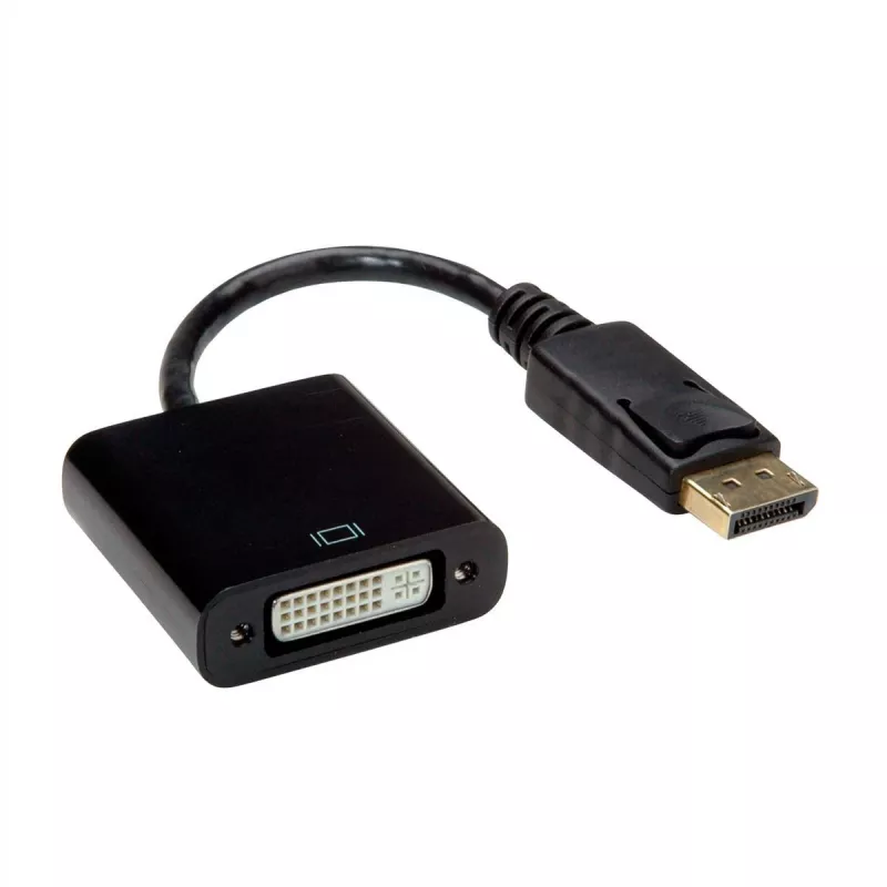 Value 12.99.3137 video kábel adaptér 0,15 m DisplayPort DVI-D čierny (12.99.3137)