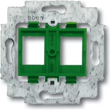 BUSCH JAEGER 1753-0-8048 - 2 x RJ-45 - zelená - kov - plast