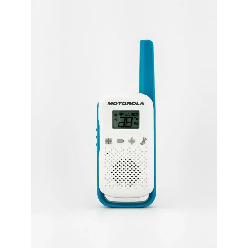 Motorola Talkabout T42 – vysielačka, balenie 2 ks (oranžovo-modrá)