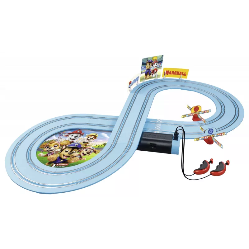 Autodráhy CARRERA FIRST Paw Patrol On the Track model 20063056 — detský set so slotovými autíčkami